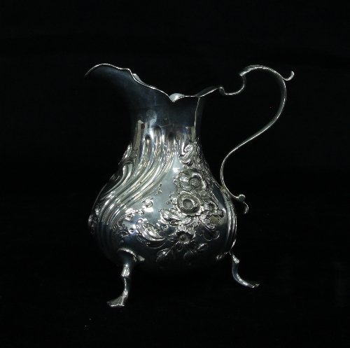 Appraisal: A silver jug E F London of pear shape with