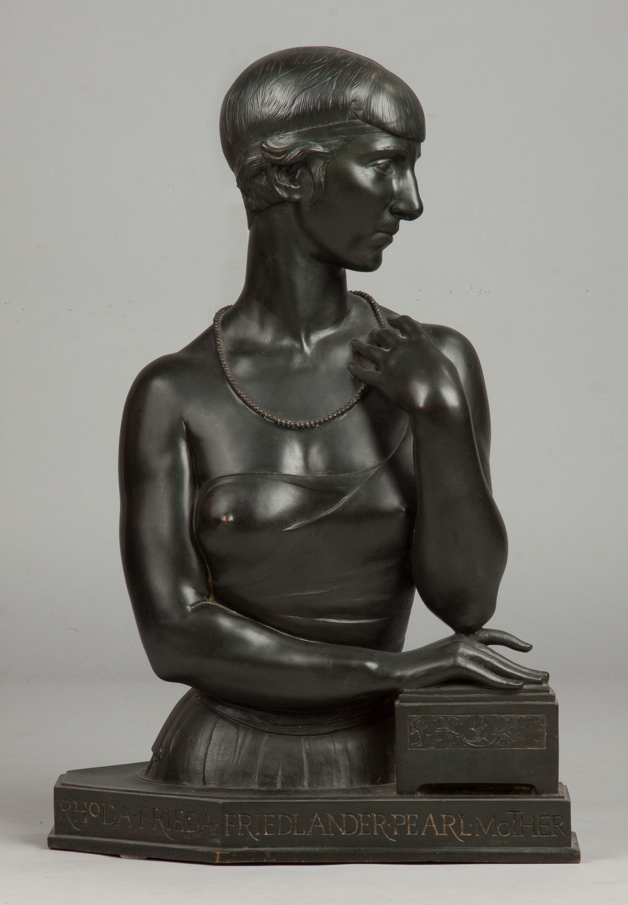 Appraisal: Leo Friedlander American - Art Deco Bronze of a Young