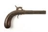 Appraisal: BOOT PISTOL - Single shot muzzle loaded percussion fired boot