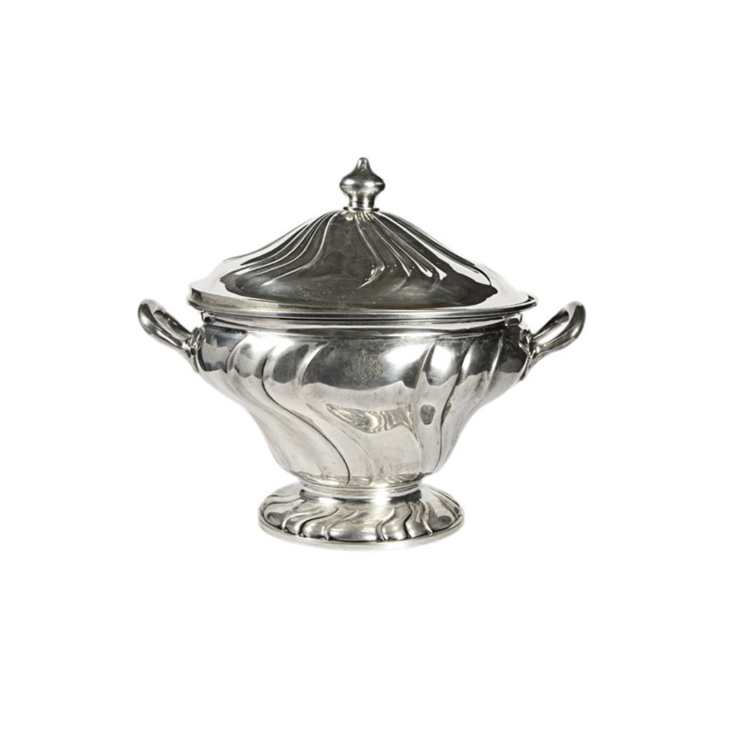 Appraisal: German Quality Silver Covered Tureen and Underplate Total approximately ounces