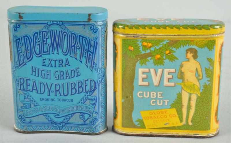 Appraisal: Lot of Vertical Pocket Tobacco Tins Description Includes Edgeworth and