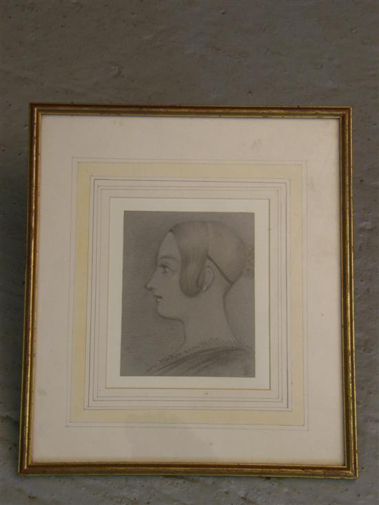 Appraisal: Walter Sneyd British - 'Study of a girl' pastel signed