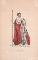 Appraisal: Hand-Colored Engraving of Napoleon I ca Late th Century Hand-colored