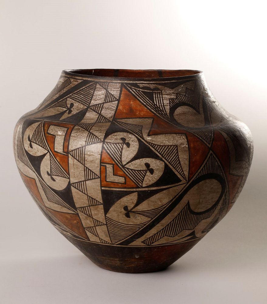 Appraisal: Acoma Polychrome Water Jar ca - Acoma Polychrome Water Jar