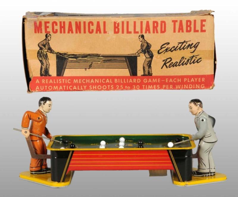 Appraisal: Ranger Steel Mechanical Pool Table Wind-Up Toy Description Working Includes