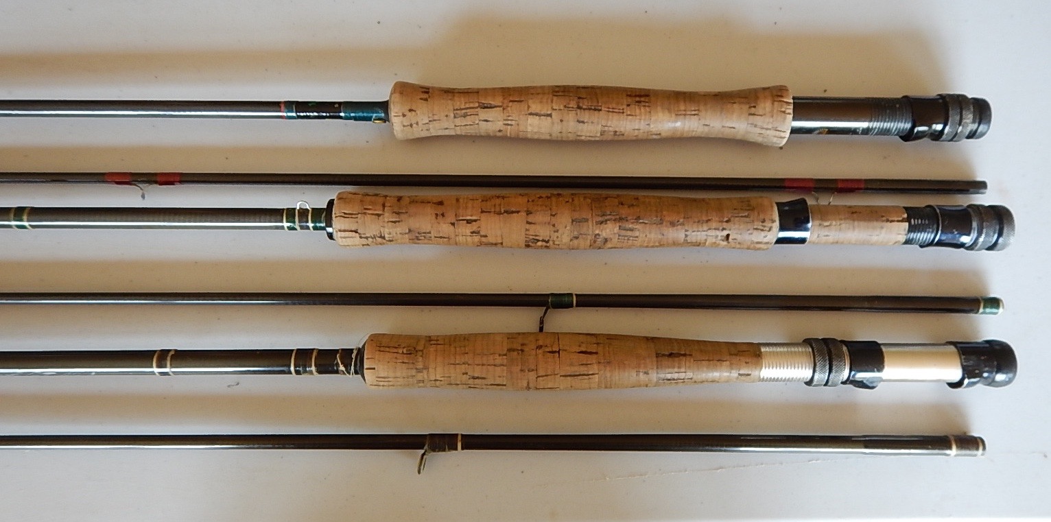 Appraisal: Three Daiwa two piece fly fishing rods including a GF-