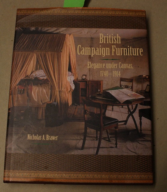 Appraisal: BRAWER Nicholas A British Campaign Furniture Elegance Under Canvas -