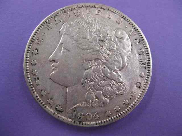 Appraisal: U S Morgan Silver Dollar A U