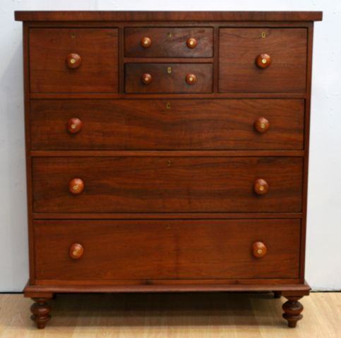 Appraisal: A cedar chest of drawers in restored condition cm wide