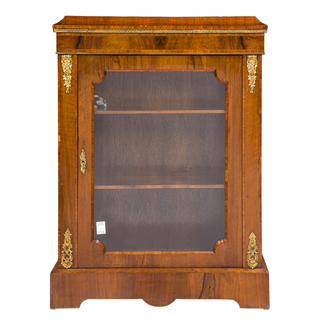 Appraisal: A NAPOLEON III STYLE DISPLAY VITRINE A Napoleon III style