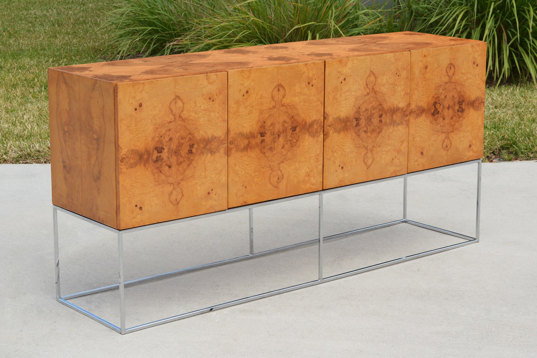 Appraisal: MILO BAUGHMAN FOR THAYER COGGIN DOOR SIDEBOARD Designed by Milo