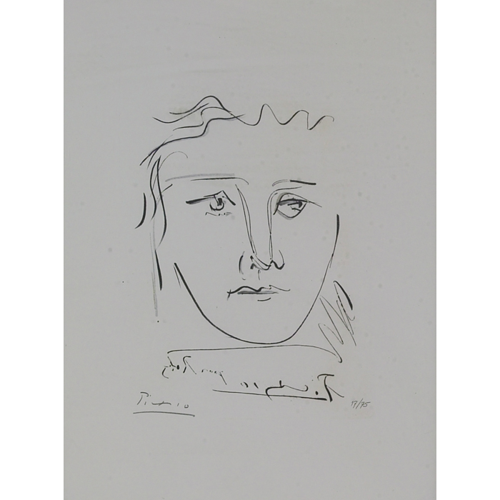 Appraisal: Pablo Picasso after Woman rsquo s Head offset lithograph