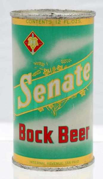 Appraisal: Senate Bock Beer Flat Top Beer Can - Very clean