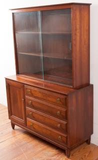 Appraisal: Consider H Willett Modern China Cabinet Transitional mid-century modern Consider