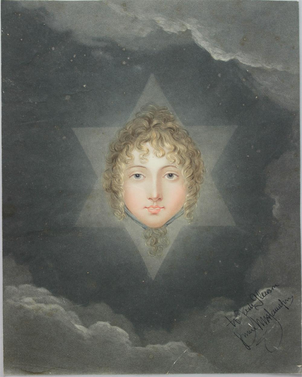 Appraisal: CIRCLE OF KARL FRIEDRICH SCHINKEL GERMAN - FACE OF A