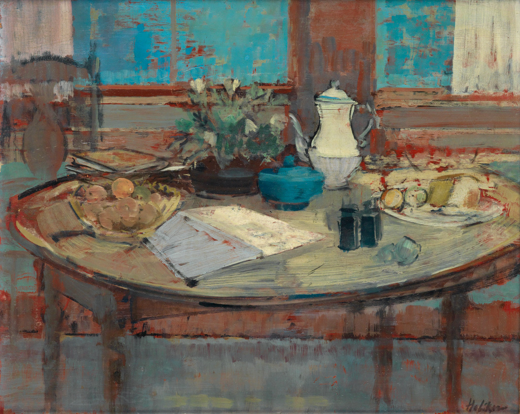 Appraisal: JOHN HELIKER Still Life Oil on board x mm x