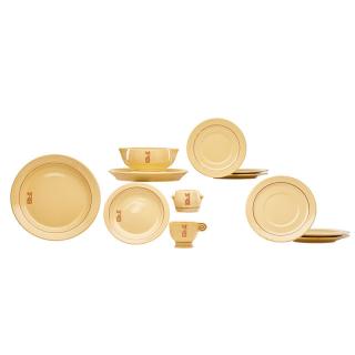 Appraisal: JEAN LUCE pcs Juliana dinnerware JEAN LUCE - Eleven pieces