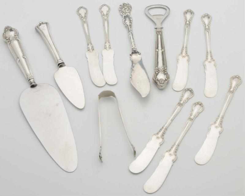 Appraisal: Lot of Sterling Pieces Includes seven butter knives three with