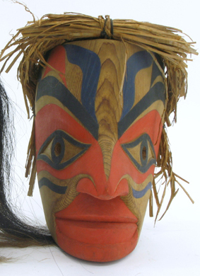 Appraisal: SPIRIT MASK of the northwest coast Nootka Man Hand carved