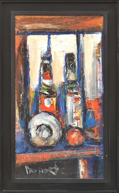 Appraisal: PRO HART - Still Life oil on canvas signed lower