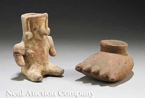 Appraisal: Two Colima Pottery Vessels c BC - AD one in