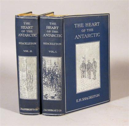 Appraisal: vols Shackleton E H The Heart of The Antarctic Philadelphia