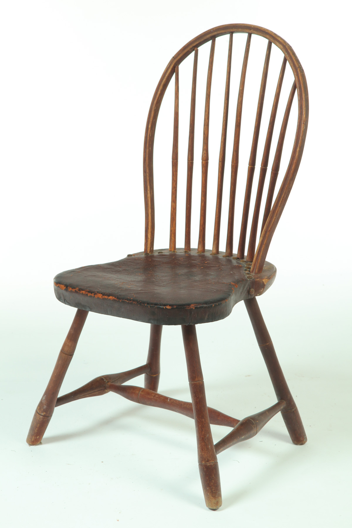 Appraisal: BOWBACK WINDSOR SIDE CHAIR Probably Pennsylvania early th century mixed