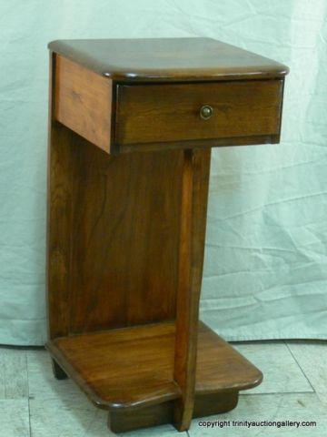 Appraisal: Vintage 's Night Stand - Wooden - Refinished in great