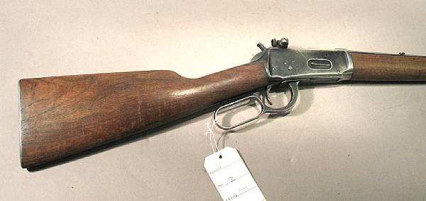 Appraisal: A Winchester Model lever action carbine Serial no - for