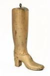 Appraisal: TRADE SIGN - th c gold painted wooden boot trade