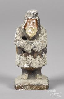 Appraisal: Pennsylvania chalkware Santa Claus th c '' h