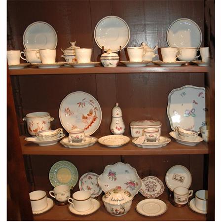 Appraisal: Miscellaneous Group of Ginori Porcelain Table Articles Estimate -