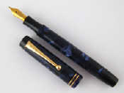 Appraisal: A G S Parker duofold in black with iridescent blue