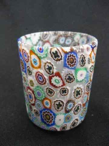 Appraisal: Italian Milefori Art Glass Tumbler '' excellent