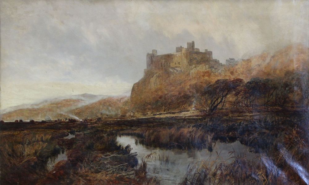 Appraisal: EDWIN ALFRED PETTITT BRITISH - Oil on Canvas Harlech Morning