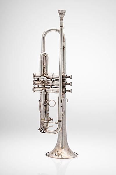 Appraisal: F E OLDS SON TRUMPET WITH PARDUBA MOUTHPIECE th century