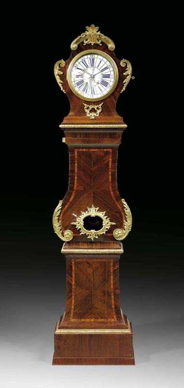 Appraisal: LONGCASE CLOCK Louis XV the dial signed F JOLLY A