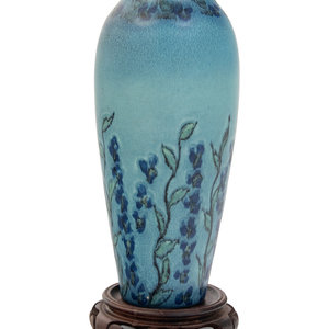 Appraisal: A Louise Abel Rookwood Pottery Vase Designed in Height inches