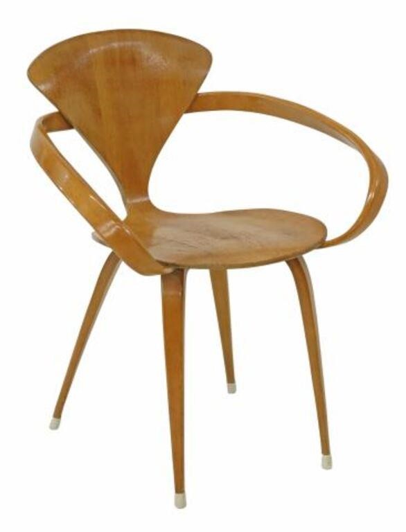 Appraisal: Mid-century modern Pretzel armchair in the manner of Norman Cherner