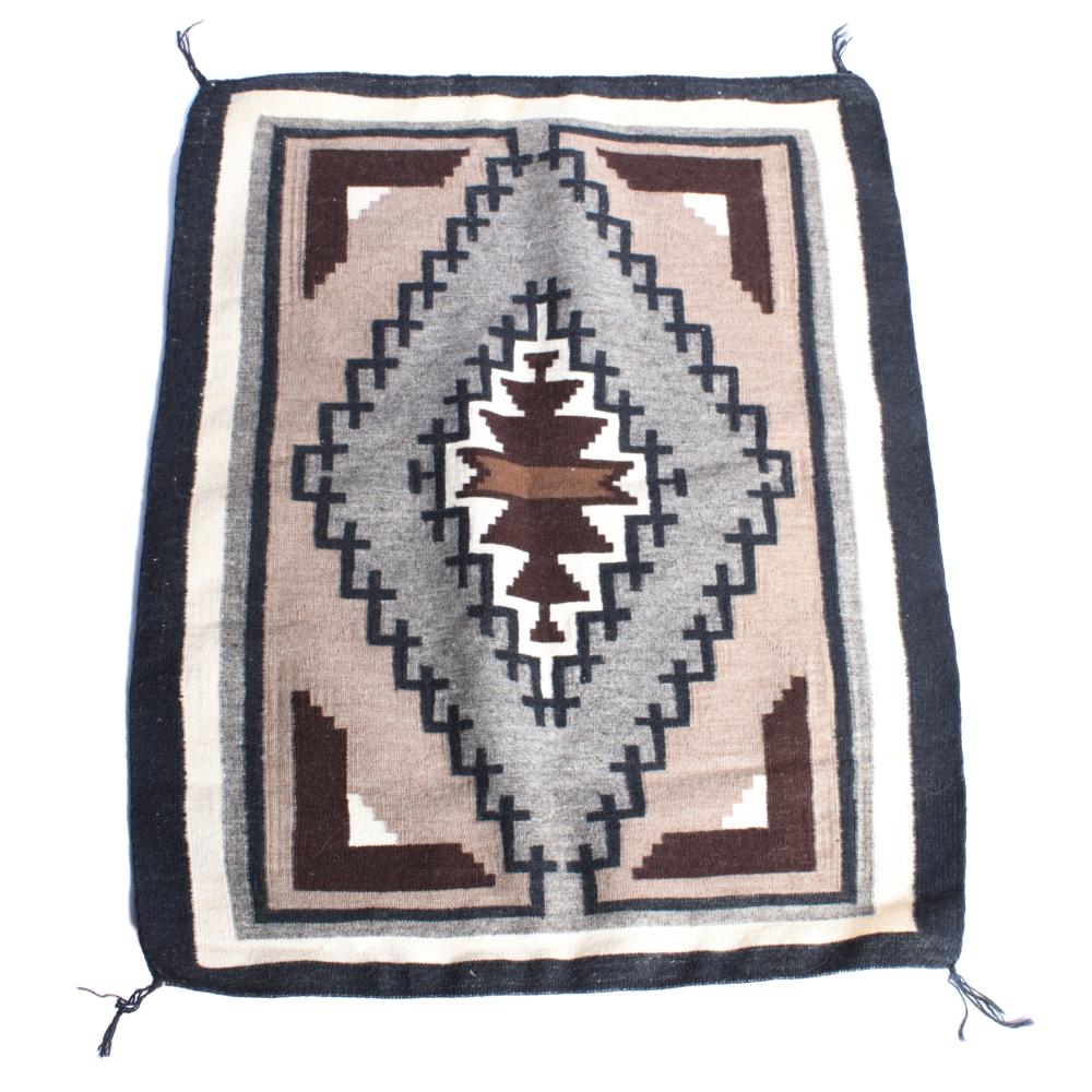 Appraisal: TWO GRAY HILLS NAVAJO NATIVE AMERICAN INDIAN WEAVING RUG H