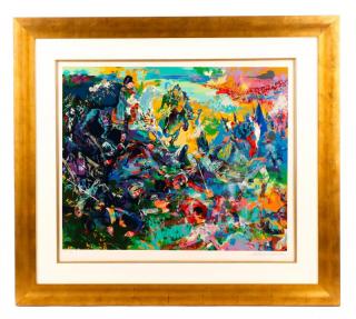 Appraisal: Leroy Neiman Napoleon at Waterloo Silkscreen LeRoy Neiman American -