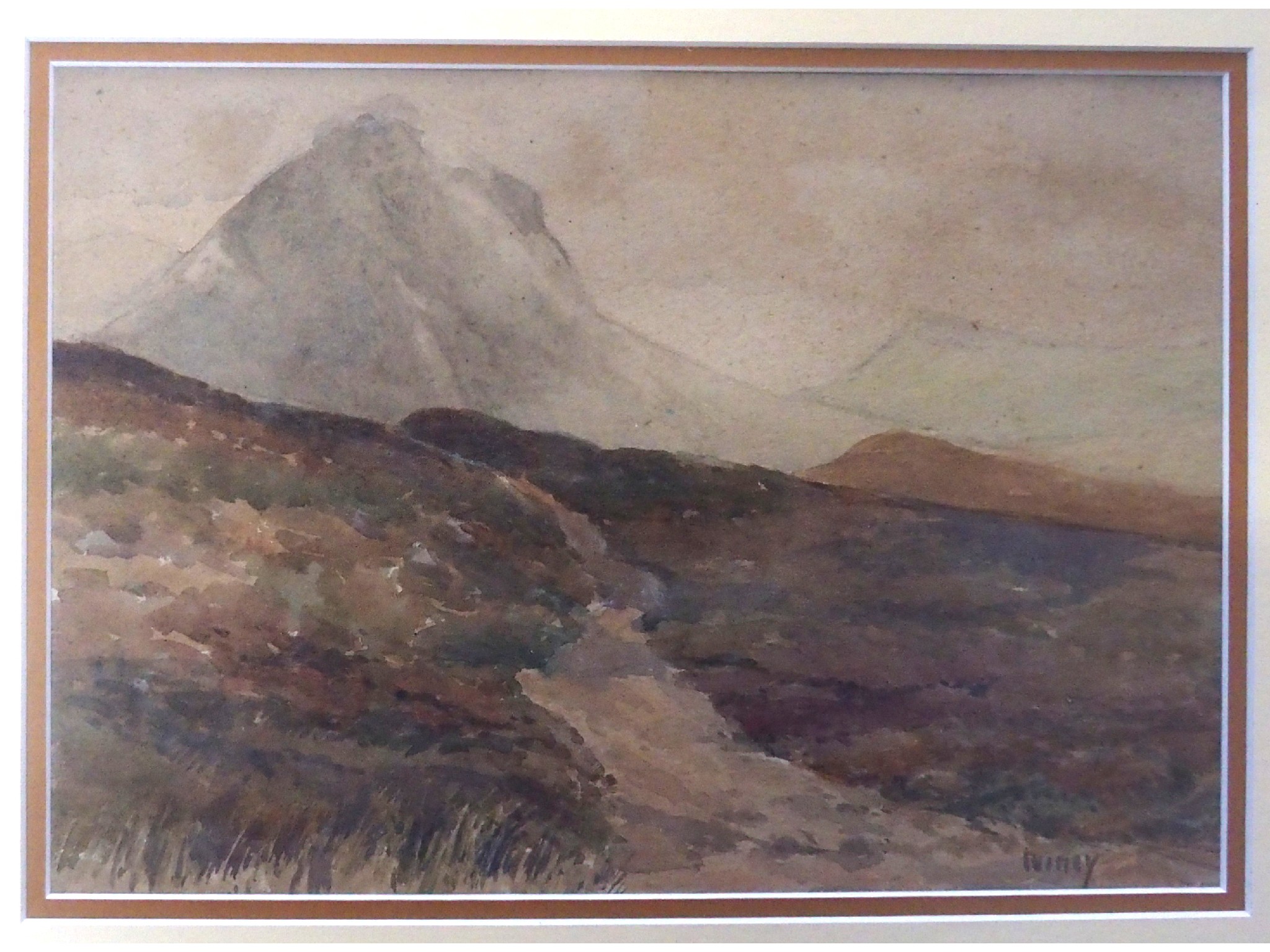 Appraisal: FAIRFAX IVIMEY Sligachan Isle of Skye signed watercolour McDonald Isle