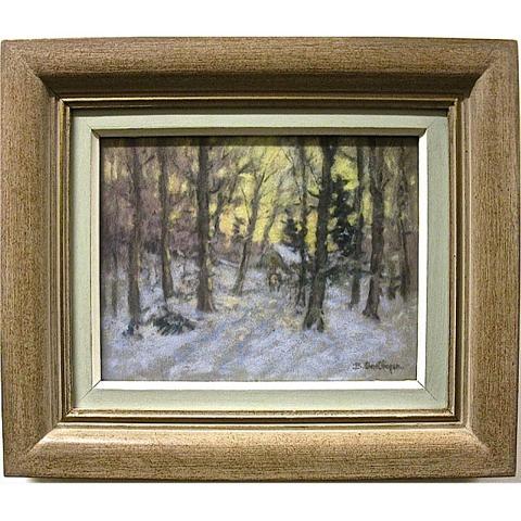 Appraisal: BERTHE DES CLAYES CANADIAN - HEADING HOME PASTEL SIGNED LOWER