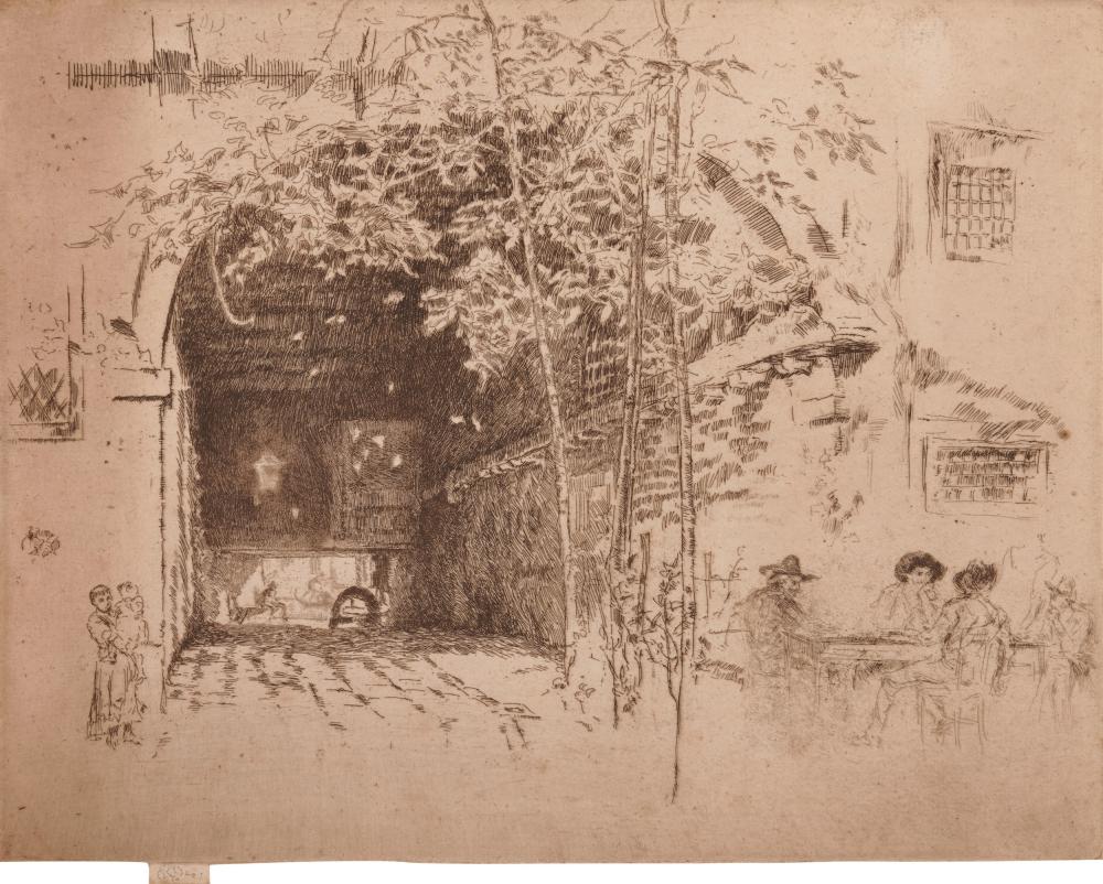 Appraisal: JAMES ABBOTT MCNEILL WHISTLER American - The Traghetto No etching