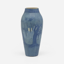 Appraisal: Anna Frances Simpson for Newcomb College Pottery VASE WITH LIVE