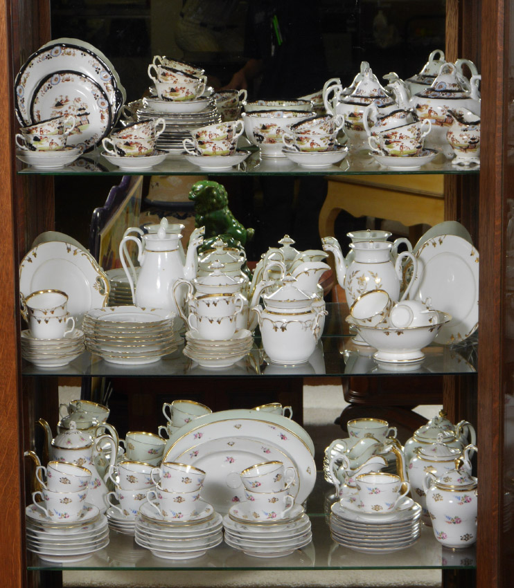 Appraisal: LARGE COLLECTION OF ANTIQUE CHINA Approx pieces to include three