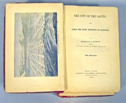 Appraisal: vols Mormon Subjects Burton Richard F The City of The