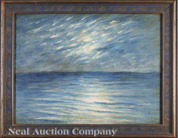 Appraisal: Alexander John Drysdale American New Orleans - Moonlit Sea oil