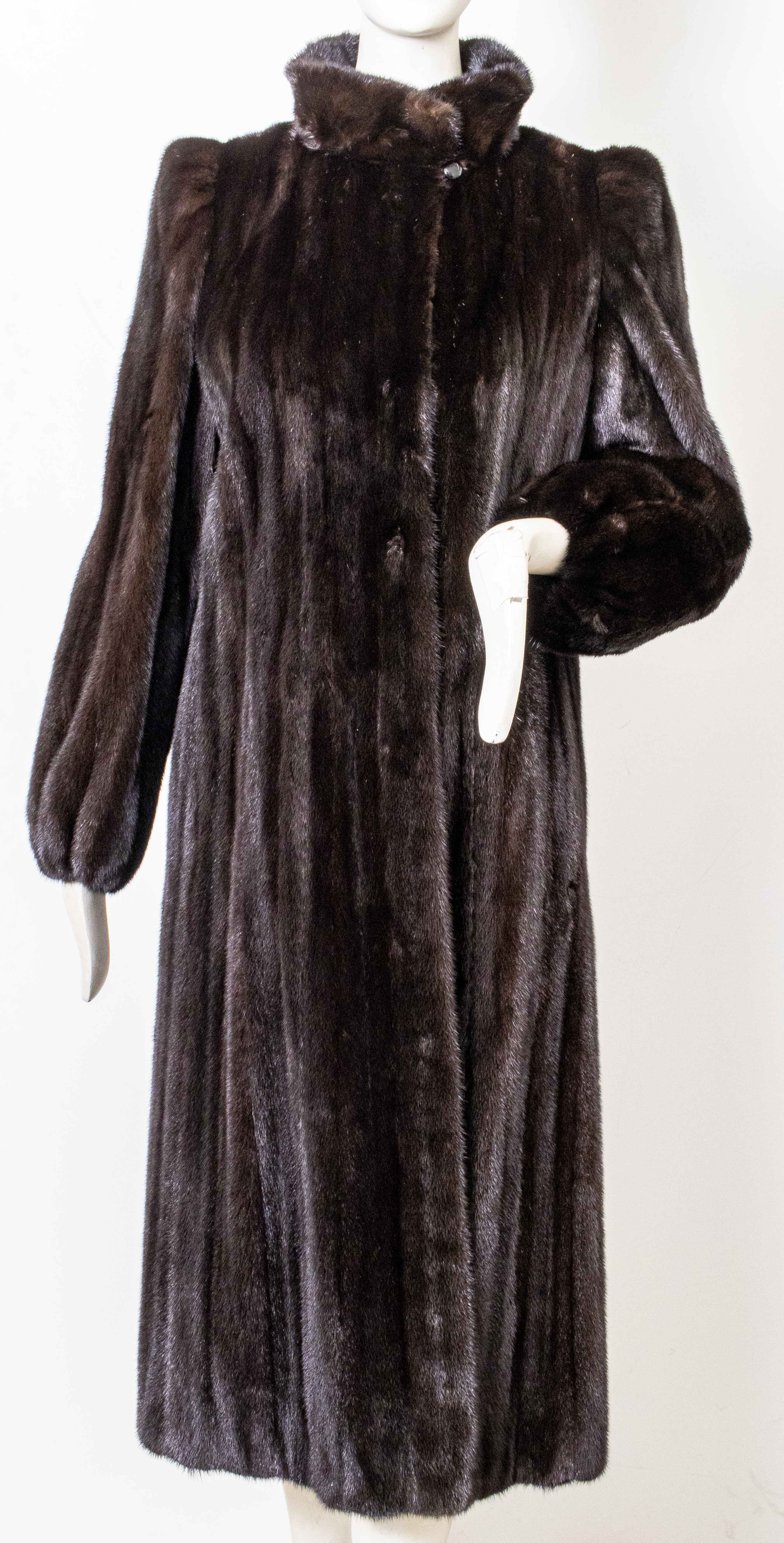 Appraisal: CHRISTIE BROTHERS MINK FULL-LENGTH COAT Christie Brothers mink full-length woman's