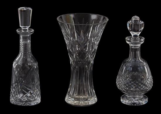 Appraisal: Sale Lot A Pair of Waterford Crystal Decanters th century